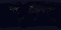 Earth Night Texture Image - 2048x1024