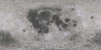 Moon Texture Image - 2048x1024