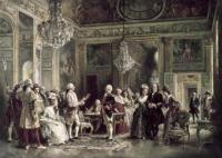 Jean Leon Gerome Ferris: John Paul Jones and Louis XVI 1780