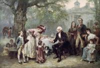 Jean Leon Gerome Ferris: Washington and His Family 1798