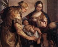 Paolo Veronese: Holy Family with Saint Barbara and the Infant Saint John