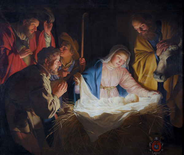 The Adoration of the Shepherds by Gerard van Honthorst
