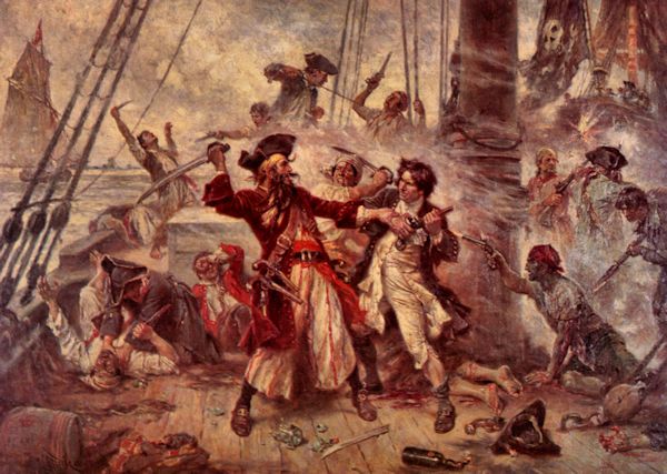 The Capture of the Pirate Blackbeard