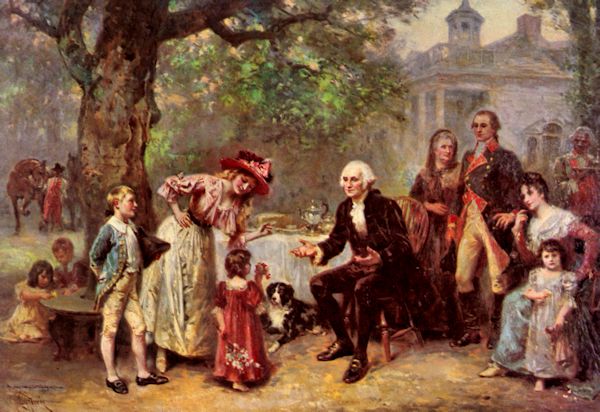 Washington and His Family