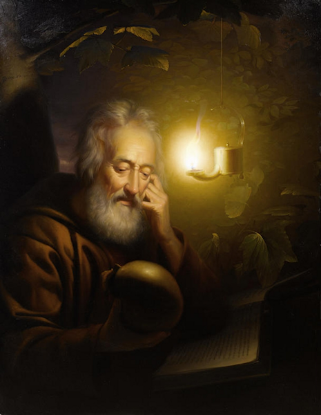 Saint Jerome by Petrus van Schendel