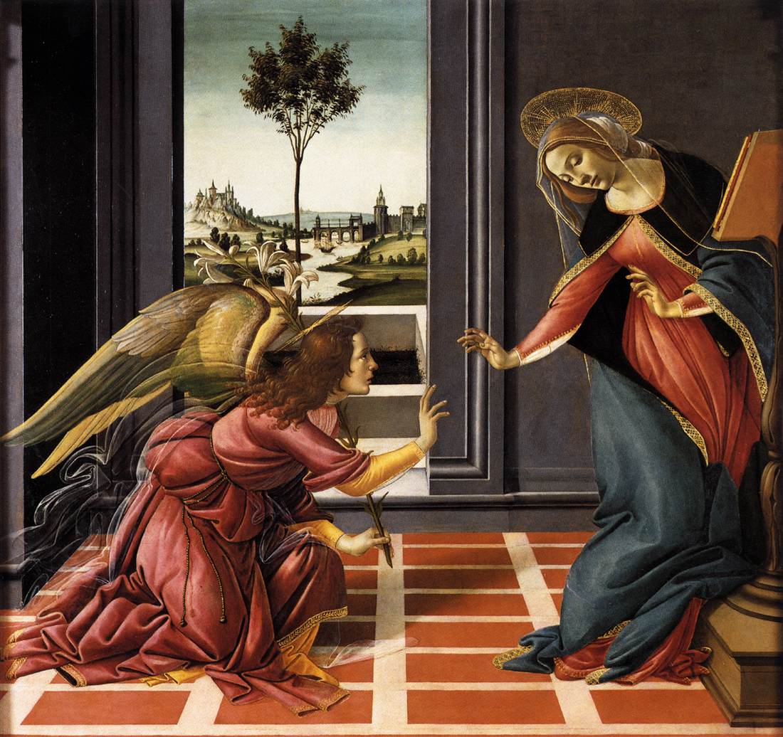 The Cestello Annunciation by Sandro Botticelli