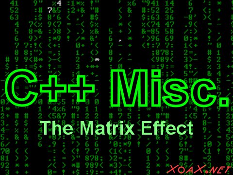 The Matrix Effect