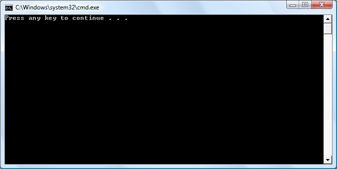 fputc() Output
