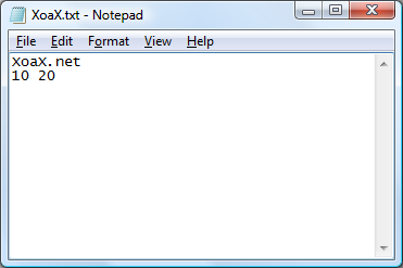 vfprintf() Output File