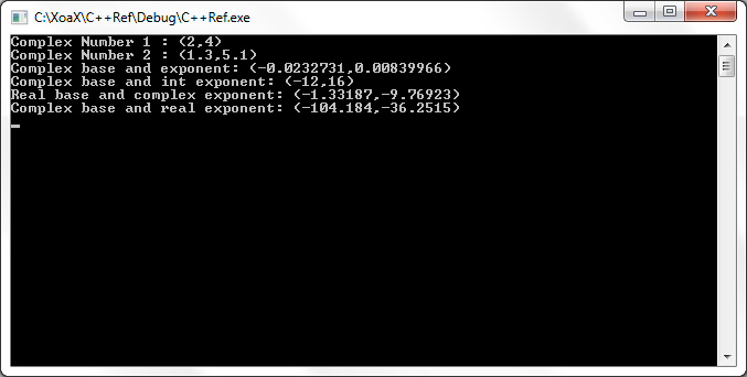 pow() Output