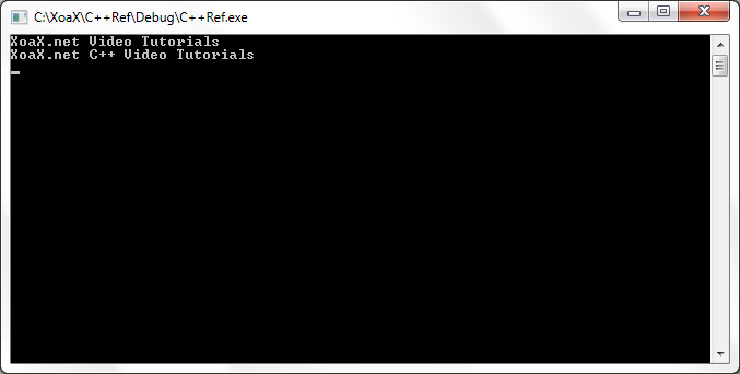 vector<X, A>::insert() Output