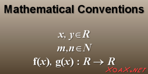 Math Conventions