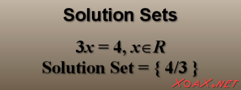 Solution Set