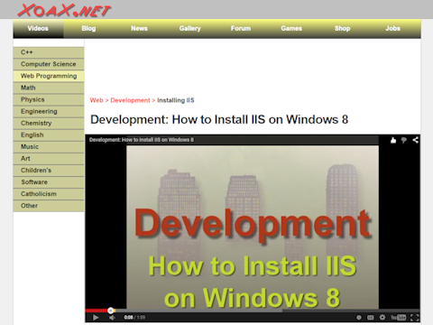 How to Install IIS on Windows 8